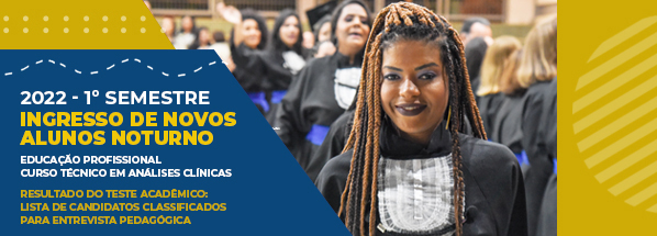 Lista de classificados para entrevista pedagógica Análises Clínicas 2022.1