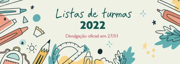 Listas de turmas serão divulgadas em 27/01