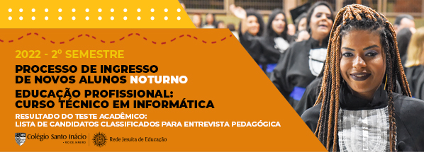 Lista de classificados para entrevista pedagógica Informática 2022.2