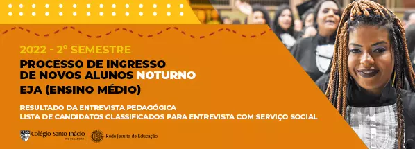 Lista de classificados da EJA/Ensino Médio para entrevista com Serviço Social