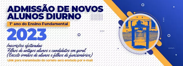 Inscrições válidas para sorteio do 1EF e orientações sobre o sorteio