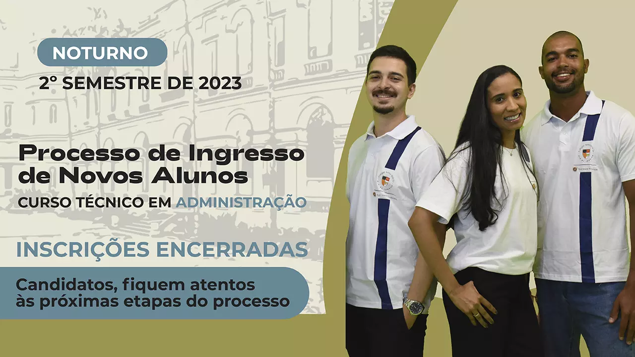 Inscrições encerradas para Administração 2023.2