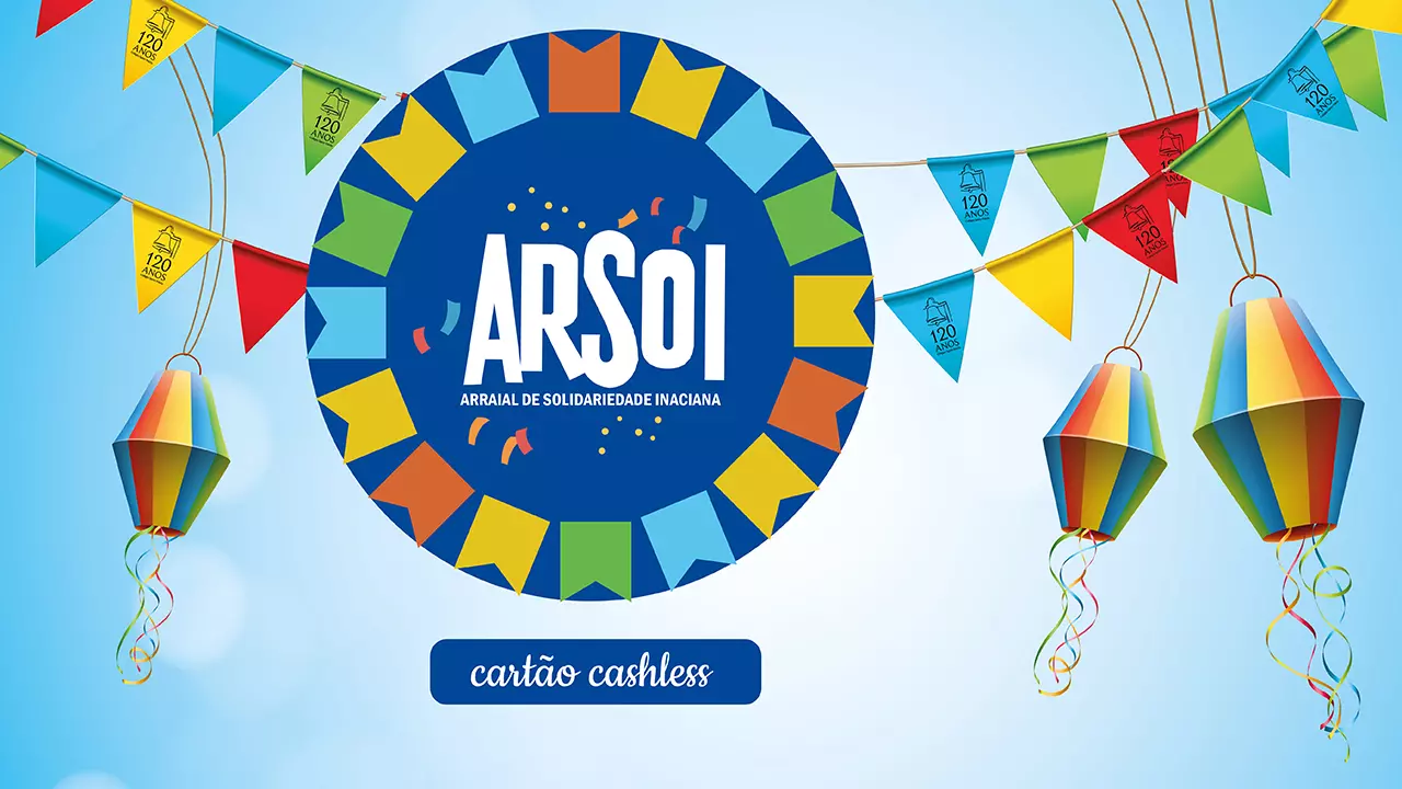 ARSOI: uso de cartão cashless para consumo de alimentos, bebidas e jogos durante a festa