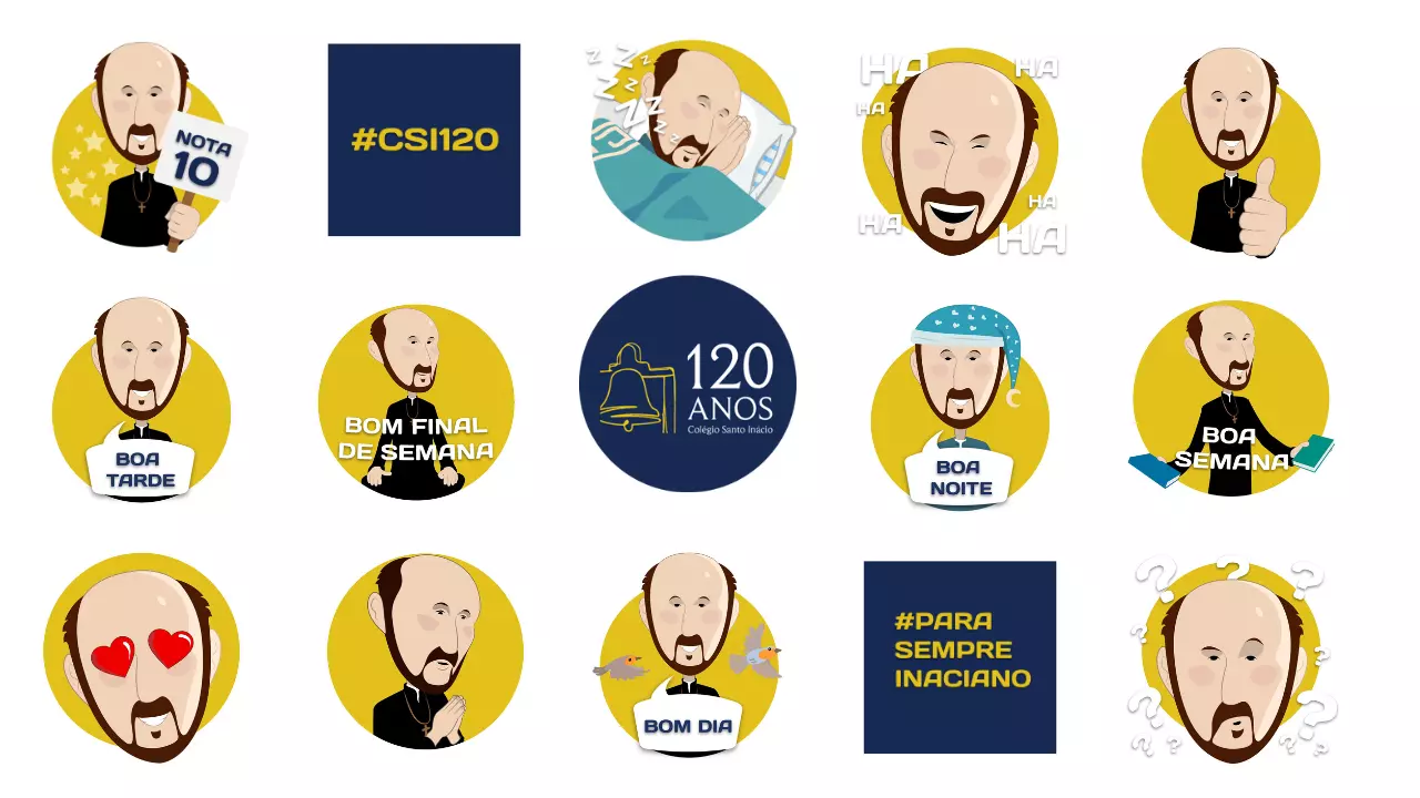 Kit 120 anos do CSI para as redes sociais