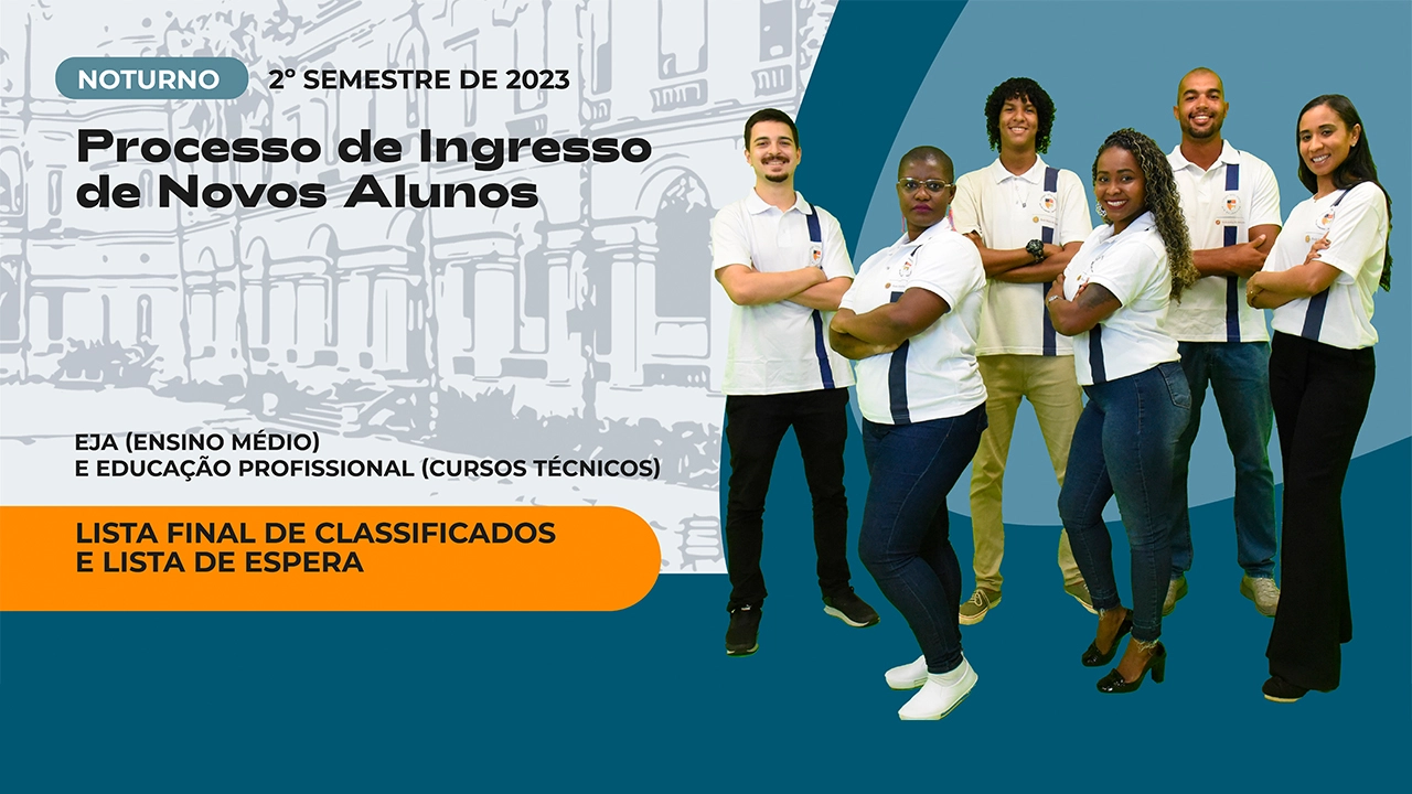 Listas de candidatos classificados para matrícula na EJA e na Educação Profissional