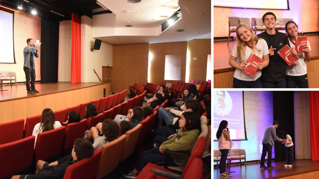 Alunos do 9EF e Ensino Médio participam de encontro no Dia Nacional do Voluntariado (28/08)