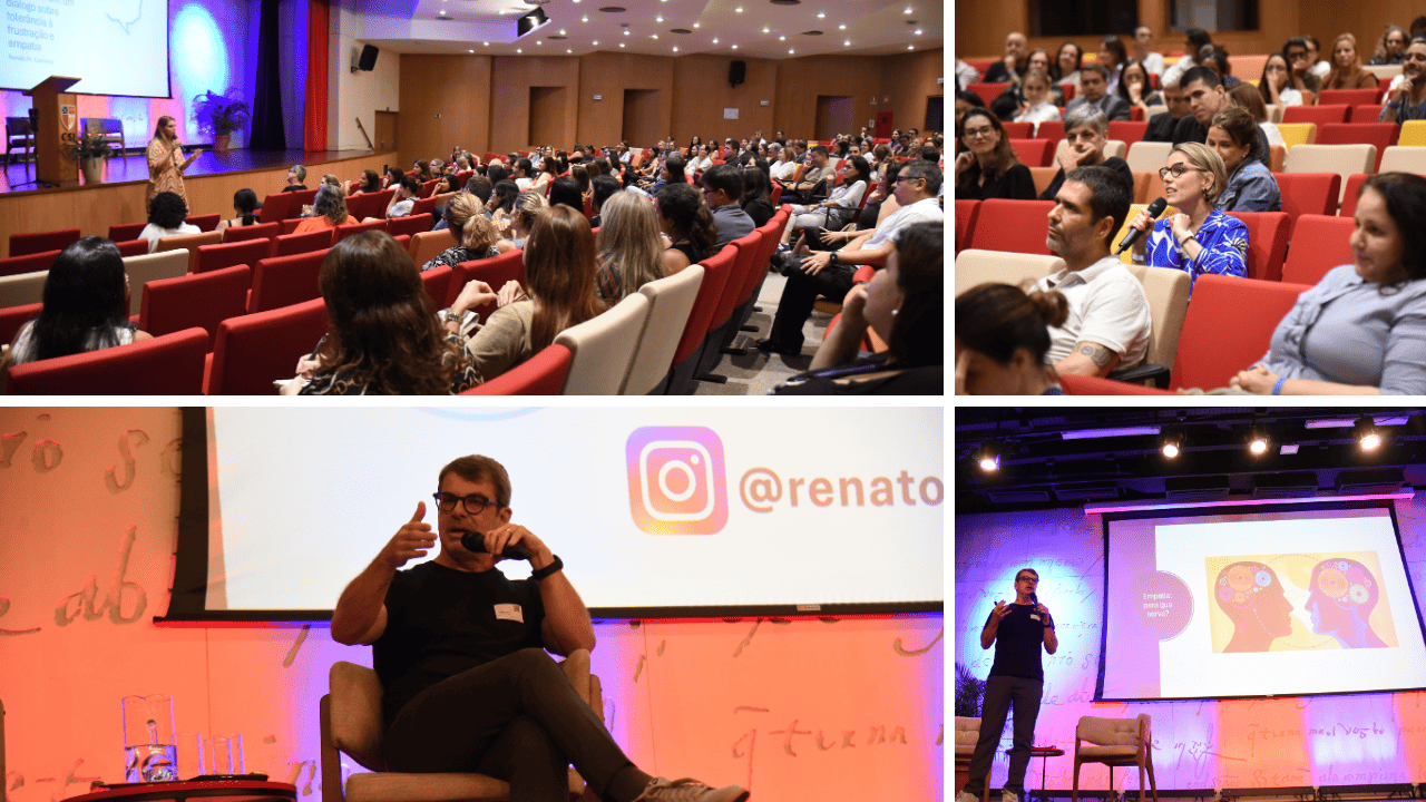 Palestra de Renato Caminha no CSI promove reflexões sobre os desafios da infância e da adolescência