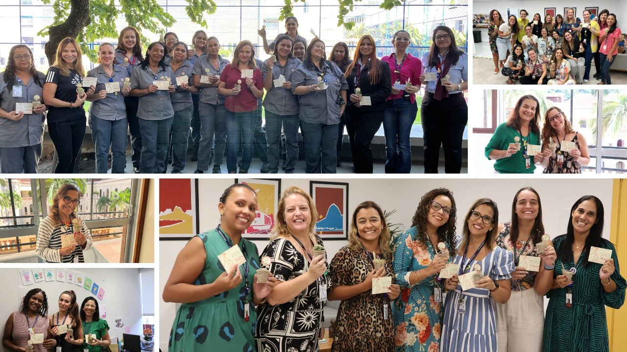 Colégio Santo Inácio homenageia colaboradoras mães em ação especial no mês de maio