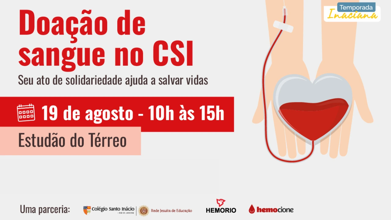 HEMOCIONE | CSI promove ação de doação de sangue em parceria com Hemorio